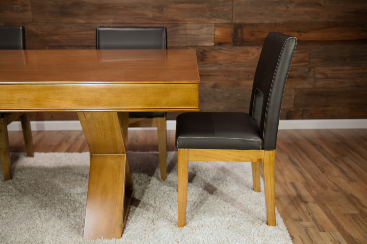 Rustic Walnut Helmsley Chairs