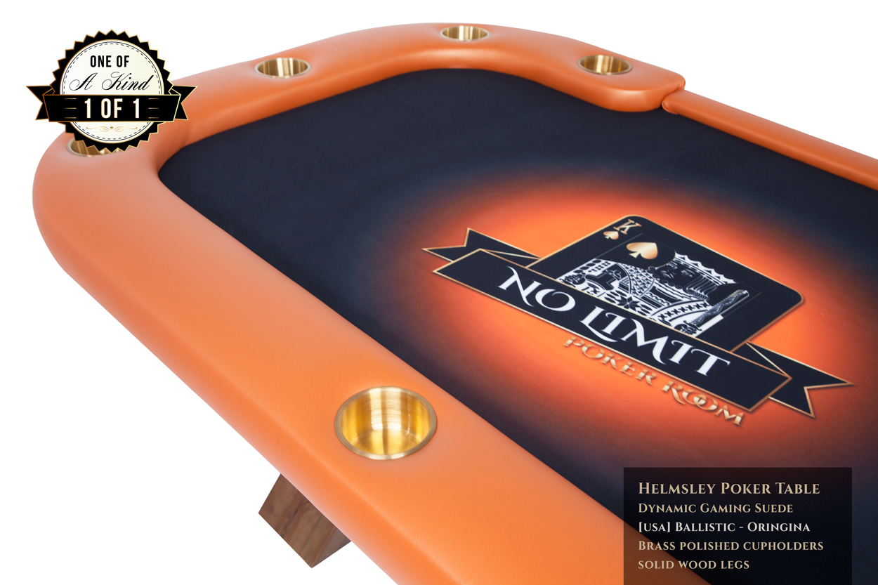 "King Me" iShowroom Custom Helmsley Poker Game Table w/ Dining Top (3)