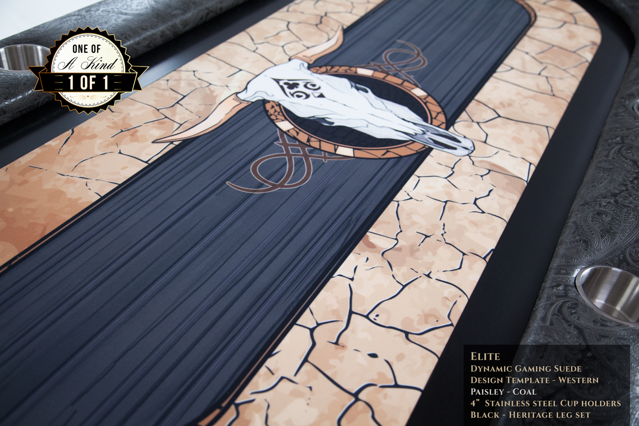 iShowroom Elite Western Paisley Poker Table (4)