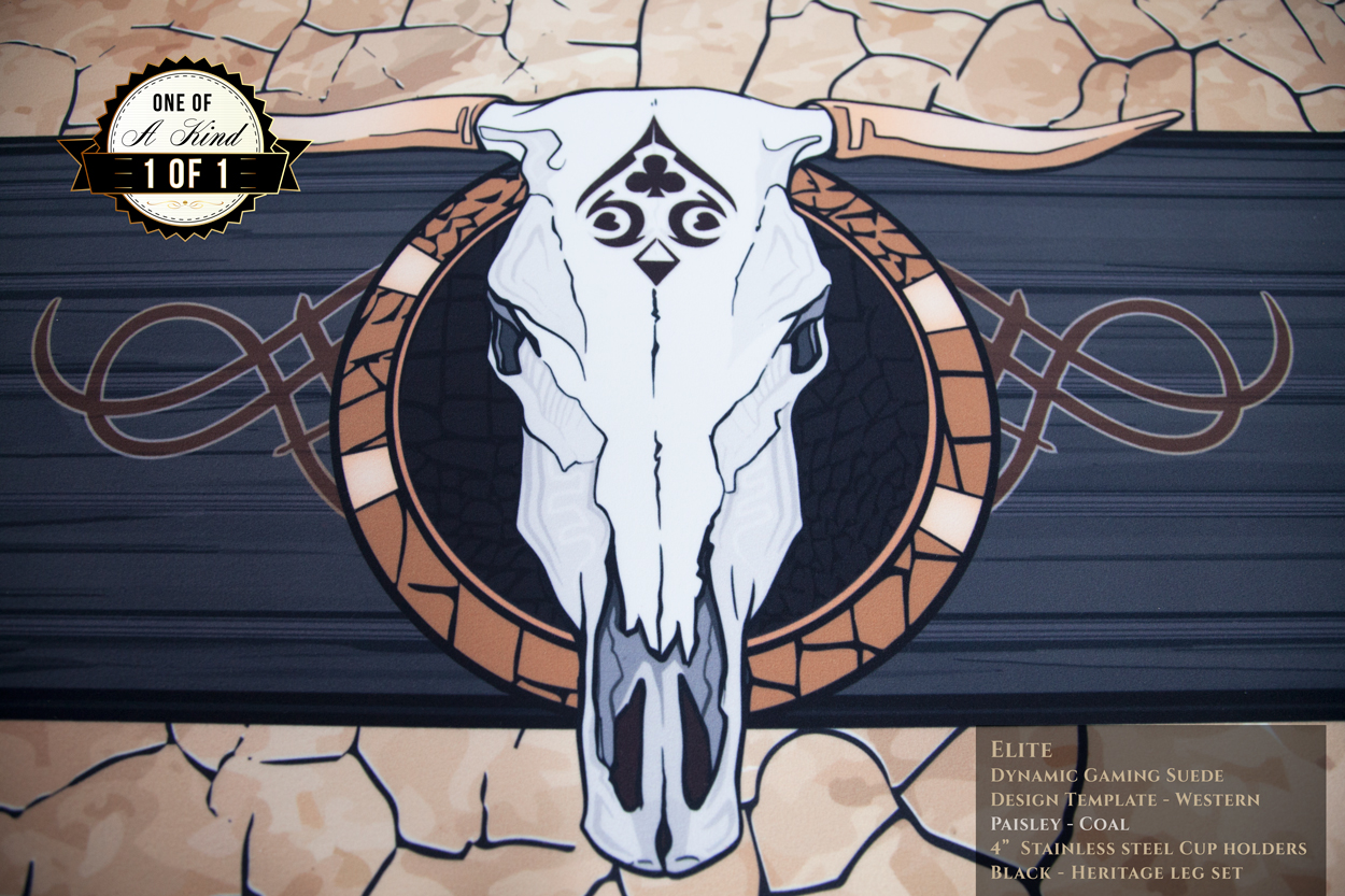 iShowroom Elite Western Paisley Poker Table (1)