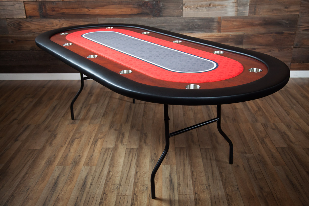  “Big Red” iShowroom Custom Ultimate Poker Table  (1)