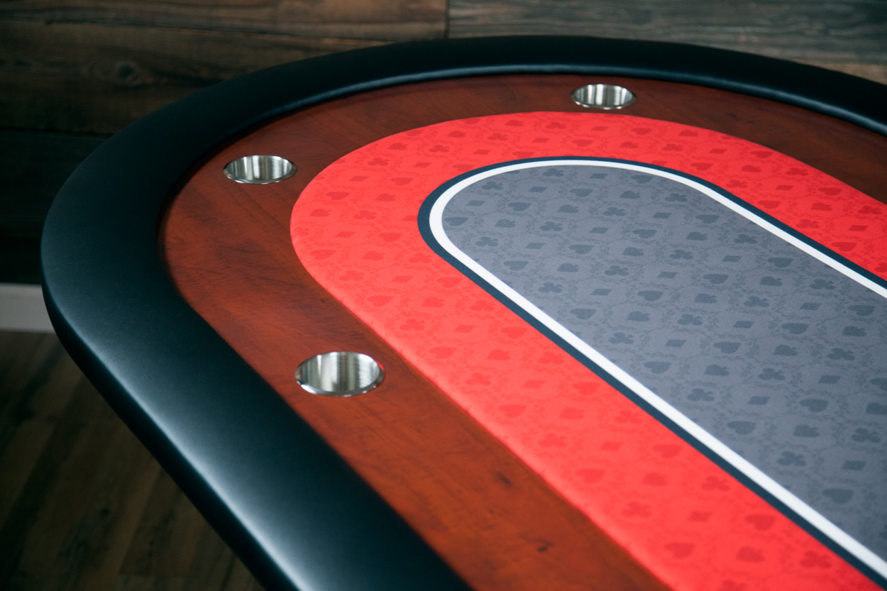  “Big Red” iShowroom Custom Ultimate Poker Table  (4)