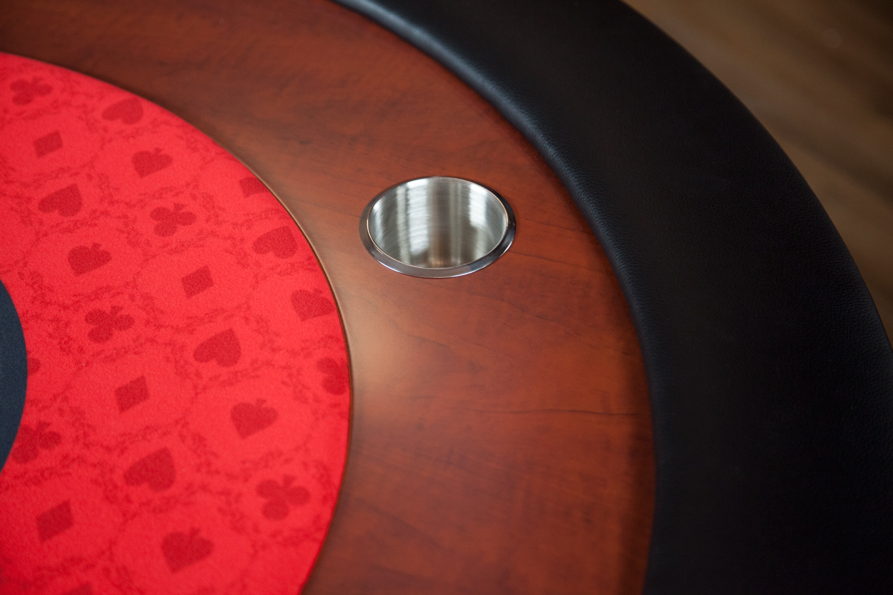  “Big Red” iShowroom Custom Ultimate Poker Table  (3)