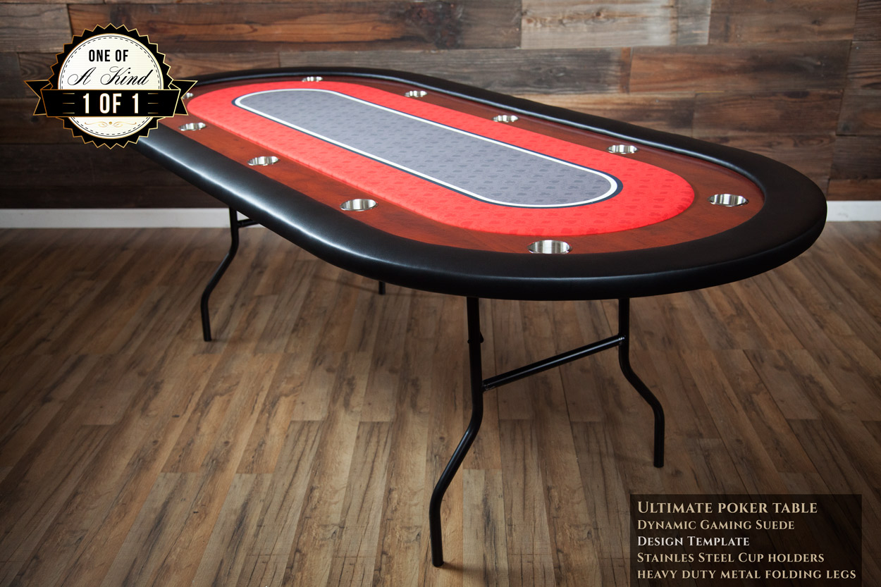  “Big Red” iShowroom Custom Ultimate Poker Table 