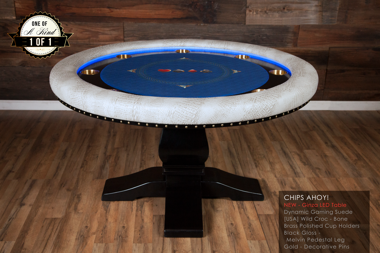 "Chips Ahoy!" iShowroom Custom Ginza LED Poker Game Table