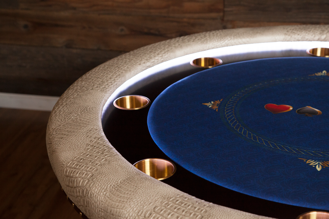 "Chips Ahoy!" iShowroom Custom Ginza LED Poker Game Table (7)