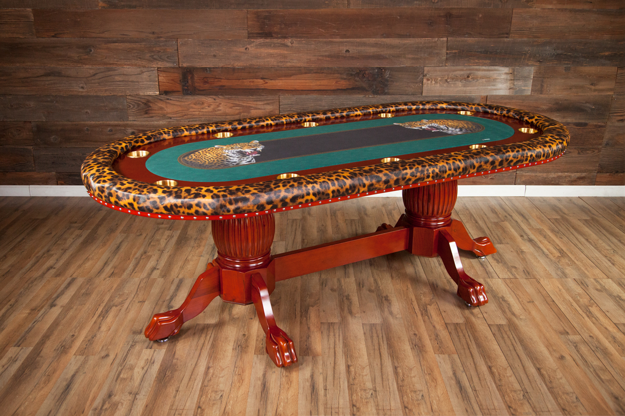 "Jungle Boogie" iShowroom Custom Rockwell Poker Game Table