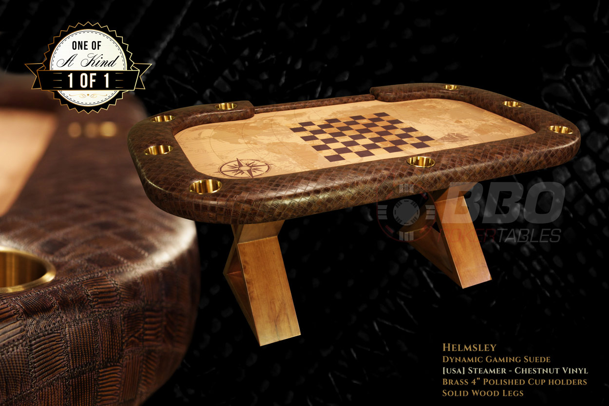 iShowroom Custom Steamer Helmsley Poker Table