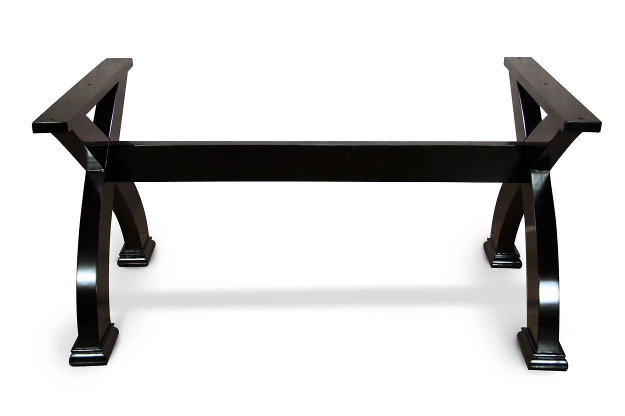 X2 Pedestal Leg Set with Beam-Black (1)