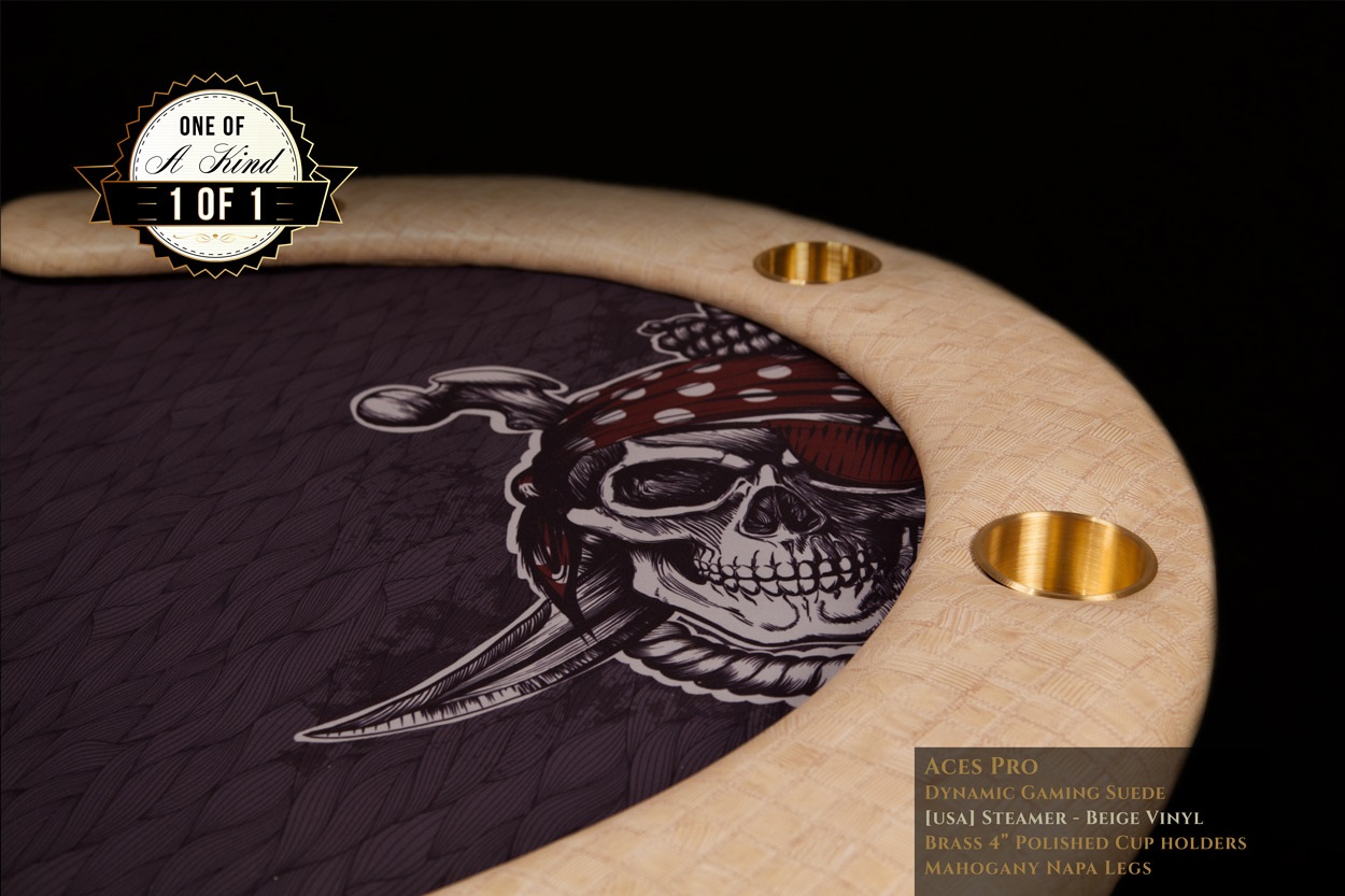 iShowroom Custom Steamer Beige Aces Pro Poker Table (1)