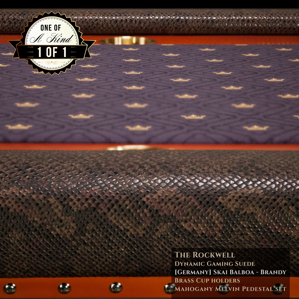 iShowroom Balboa Brandy Rockwell Poker Table - Ready to Ship in September (2)