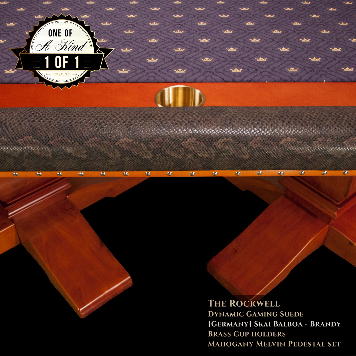 iShowroom Balboa Brandy Rockwell Poker Table - Ready to Ship in September (1)