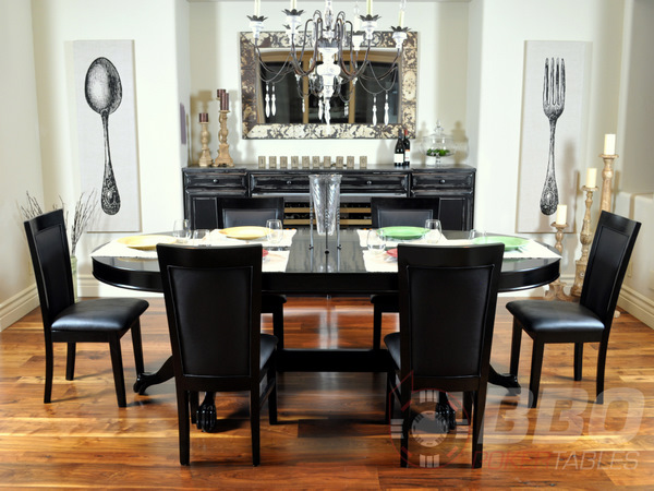 4 Black Dining Chairs Combo