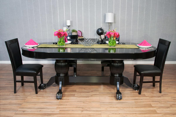 Black Oval Dining Top (Rockwell/Elite)