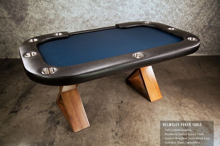 Helmsley poker table - Dealer cut out