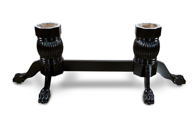 Heritage Pedestal Leg Set with Beam-Black