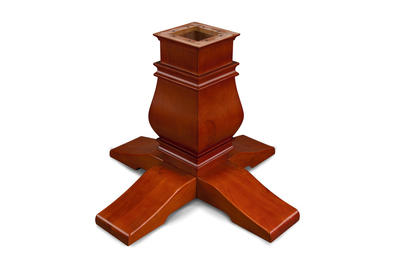 Melvin Pedestal Leg Upgrade-Mahogany