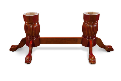 Heritage Pedestal Leg Set with Beam-Mahogany